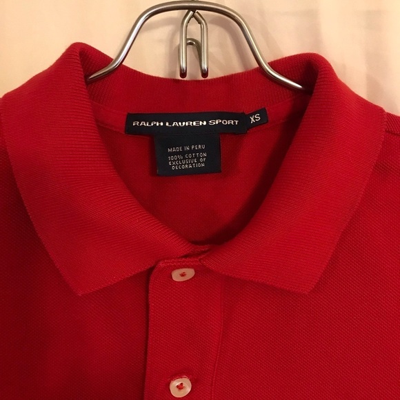 NWOT Ralph Lauren Sport Polo t-shirt dress XS red 100% cotton preppy ivy league - Picture 9 of 9